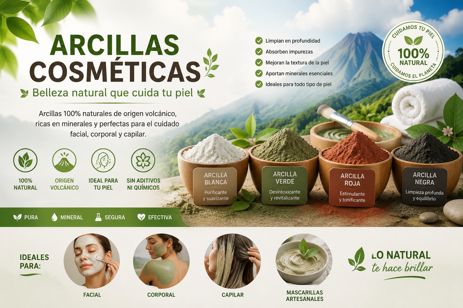 Arcillas Cosméticas